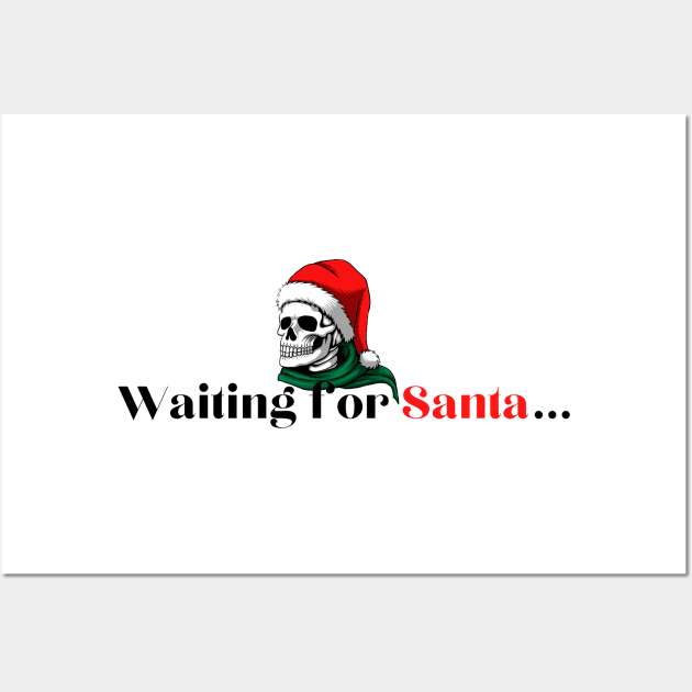 Waiting for Santa | Funny Christmas Wall Art by Fayn